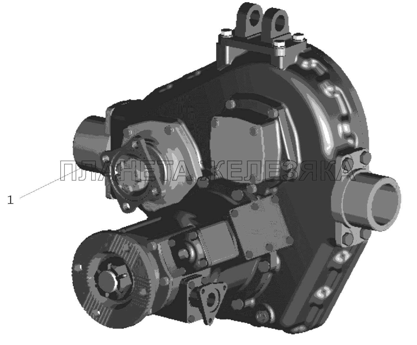 Центральный редуктор отбора мощности МАЗ-6303A3, 6303A5